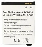 Akku passend f&uuml;r Philips Avent SCD530, Li-Ion, 3,7V, 1000mAh, 3,7Wh