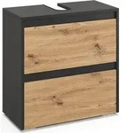 Waschbeckenunterschrank Vicco Majest Artisan 60.1 x 62 cm mit 2 Schubladen,...