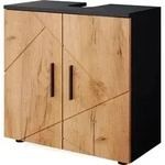 Waschbeckenunterschrank Vicco Irma Goldkraft Eiche/Anthrazit 60 x 59 cm, Model 36705