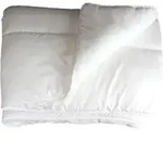 Decke Bett 2 Personen, 220 X 240 cm, Confort, Polyester Unifarben, Ohne - Wei&szlig;