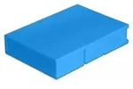 DeLOCK Schutzbox f&uuml;r 3.5&prime;&prime; HDD blau, Cover, Kunststoff, Blau, 3.5", 112...