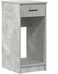 vidaXL Computerschrank mit Schublade Betongrau 35x45x77 cm - Grau