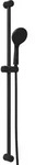vidaXL Duschsystem-Set Schwarz 100 cm Edelstahl - Schwarz