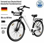 PIXAR C1 Pedelec 28 Zoll, 36V 13Ah Akku bis 50km Reichweite, Shimano 7-Gang, 250W -