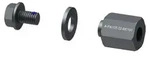 Qeridoo Polygonadapter 10,5x1 Achsadapter schwarz - Schwarz