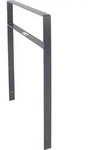 Fahrradanlehnb&uuml;gel 114x77 cm Flachstahl 13 mm Anthrazit Einbetonieren