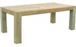 Massiver Premium Teak Tisch rechteckig Gartentisch Gartenm&ouml;bel Teakm&ouml;bel 220...