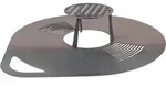 UNUS&reg; Grillplatte 80 cm Durchmesser Feuertonne Grillen Garten Deko - Schwarz
