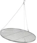 BBQ-Toro Edelstahl Grillrost Rund &Oslash; 80 cm, BBQ Grillgitter mit Seilaufh&auml;ngung,