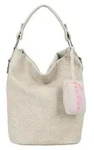 Fritzi aus Preu&szlig;en Schultertasche Ella Hobo Matta White Sand beige - Beige