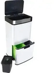 Sensor M&uuml;lleimer 72 L, 4 F&auml;cher, Wei&szlig; - Wei&szlig;