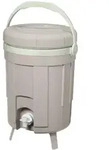 EDA Komposteimer BOKASHI 8 Liter kalkfarben / mandel - Beige
