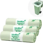 bioMat Kompostierbare 120l M&uuml;lls&auml;cke, 30 Biom&uuml;llbeutel f&uuml;r Biotonne,