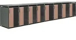 Westmann Status 8 Metall M&uuml;lltonnenbox 8er 8x240 L Anthrazit - Grau