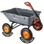 VEVOR Gartenwagen 680 kg, Transportwagen mit Kippfunktion, Handwagen mit