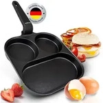 endusor&reg; Fr&uuml;hst&uuml;ckspfanne 21 cm &ndash; 3-fach Antihaft - f&uuml;r Induktion...