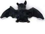 Cornelissen - Kuscheltier - Fledermaus mit Band - 36 cm - Schwarz