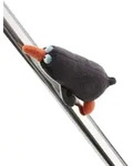 Nici Magnet Pinguin Jorge Thunder 12 cm - Grau