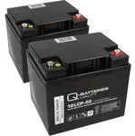 Akku kompatibel Jansen E-Mobile und Scooter 2x 12V 50Ah