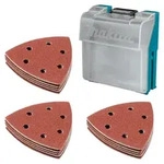 Makita Delta Schleifpapier Set 30 tlg. 10x 60 / 10x 100 / 10x 150 + Box