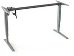STIER Elektrisch h&ouml;henverstellbares Gestell 501-43 Silber 160 x 80 cm