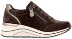 Niedrige Sneaker aus Leder - Braun - 36