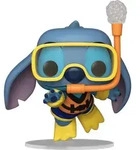 Funko FK90343 - Lilo & Stitch POP! Vinyl Figur Snorkeling Stitch 9 cm - - Blau
