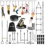 HyperMotion Ninja Slackline-Set f&uuml;r Kinder &ndash; 9 Hindernisse,