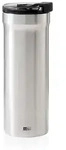 AdHoc Thermobecher Pulse, Edelstahl / Kunststoff - Silber
