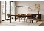 Rechteckiger Esstisch Ausziehbar &ndash; Minimalistischer Esszimmertisch mit Schwarzen