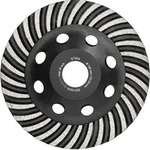 STIER Diamantschleiftopf, 125 x 22,23 mm, mit Turbo-Rand, f&uuml;r Beton und Naturstein,