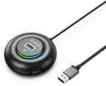 Orico YXR4-U3 RGB USB-Hub mit 4 USB-A 3.0-Anschl&uuml;ssen 1,8m