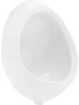 LuxeBath Urinal Wei&szlig; Zulauf von hinten Hochwertige Keramik Pinkelbecken...
