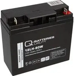 Q-Batteries 12LH-80W 12 V 20 Ah / 80 W AGM Hochstrom-USV-Akku