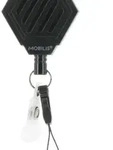 Mobilis 001392, Retractable hook, Jede Marke, Schwarz, 0,8 m, Kunststoff, Metall,