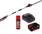 Einhell Akku-Teleskop-Heckenschere GC-HH 18/45 Li T-Solo mit Akku 4.0 Ah und