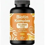 Nature Flow Biotin 10.000 mcg 400 Tabletten mit Zink Selen