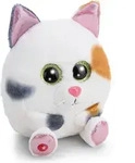 NICI GLUBSCHIS Kuscheltier Baby Gl&uuml;ckskatze Calli Malli 13cm - wei&szlig; - Stofftier aus