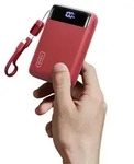 INIU 20000mAh Power Bank, Klein 22.5W Schnellladung Externe Handyakkus - Rot