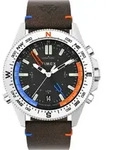 Timex Uhr Herren Expedition Tide-Temp-Compass Silber/Braun TW2V64400QY - Silber
