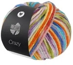 Lana Grossa CRAZY 100 g Volumin&ouml;ses Merinogarn mit lebendigen Farbprints Farbe...