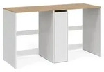 Waschmaschinenschrank Vicco Viktor Wei&szlig;/Artisan-Eiche 159.8 x 88.2 cm mit 3