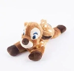 Habibi Stoff Meterware Plush Classic W&auml;rmetier Rehkitz mit F&uuml;llung