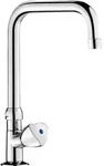 Delabie Stand Vent. G1/2B U-Auslauf H190 L150mm m.Oberteil LONG-LIFE