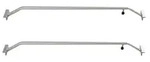 2 x Alu-B&uuml;gel Flachplanenb&uuml;gel verstellbar 106 - 148 cm Aluminium...