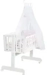 roba Babywiege Kleine Wolke 40 x 90 cm aus Holz - Stubenwagen & Wiege - Bett Set