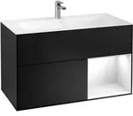 Villeroy & Boch V&B Waschtischunterschrank FINION 996x591x498 Reg gls wh/bl ma
