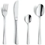 Amefa 24-tlg. Besteck-Set Neptune Hochglanz-Silber - Silber