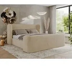 MKS MEBLE Doppelbett Polsterbett mit Lattenrost 200x200 EMORA CLASSIC DUO Bett...