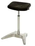 STIER Stehhilfe XL 600&ndash;850 mm 12&deg; Neigung schwarz mit Griff und Rollen